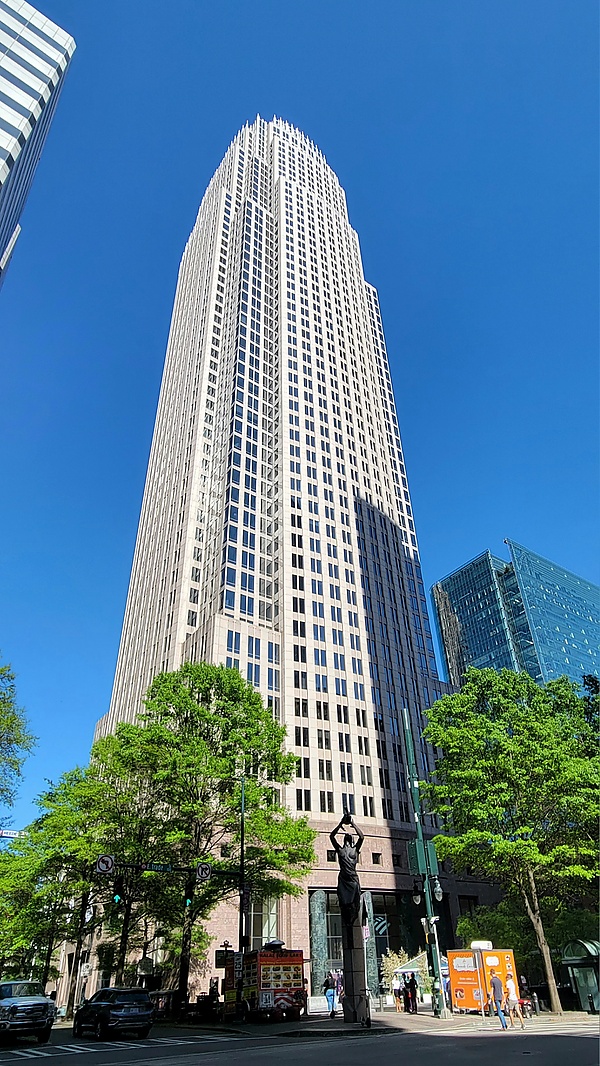 Bank of America Corporate Center tower in Charlotte, North Carolina